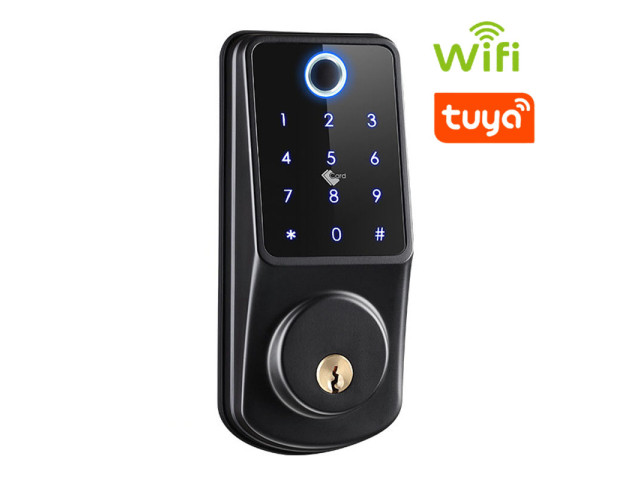 Chytrý TUYA Bluetooth biometrický zámek | ZONEWAY A220F