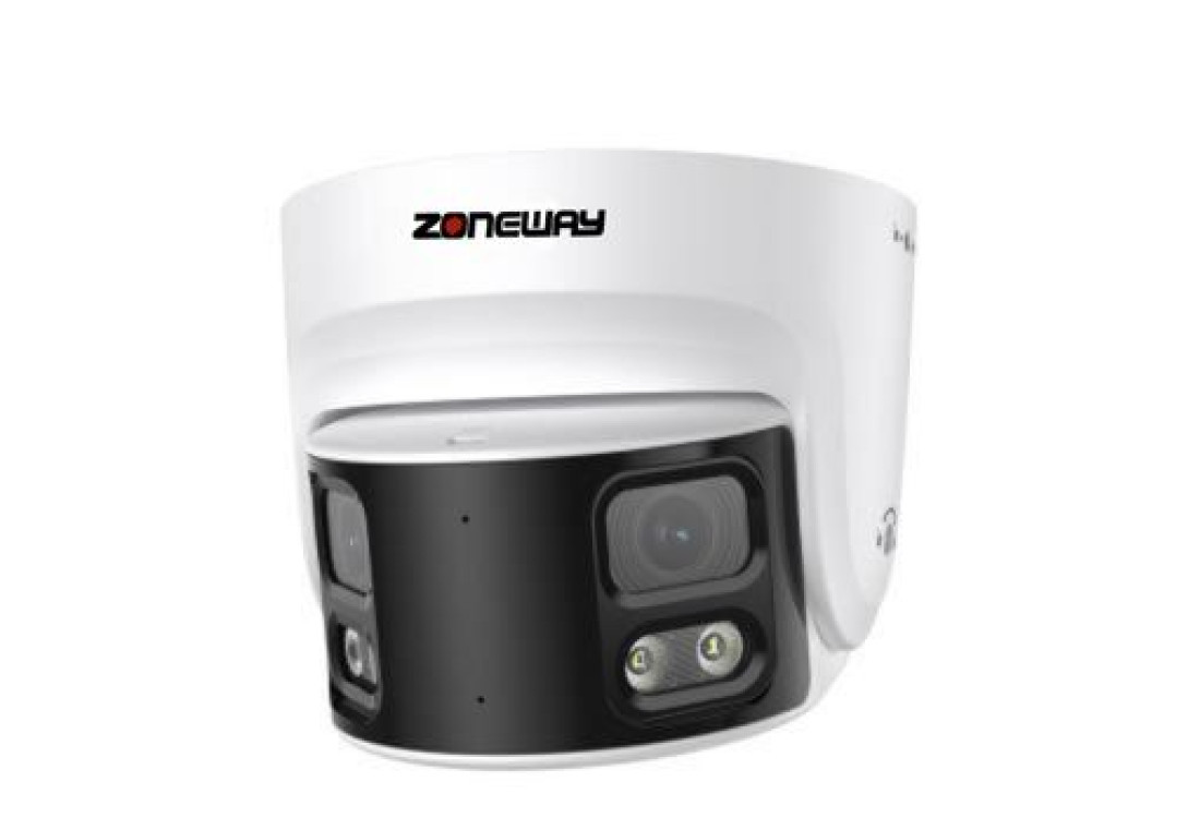 16MPx panoramatická IP PoE kamera s AI | ZONEWAY KS16DP