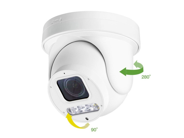 Venkovní mini PTZ IP kamera, 6 Mpx, 4x zoom, IP66, ONVIF | HICO X4D-M6S