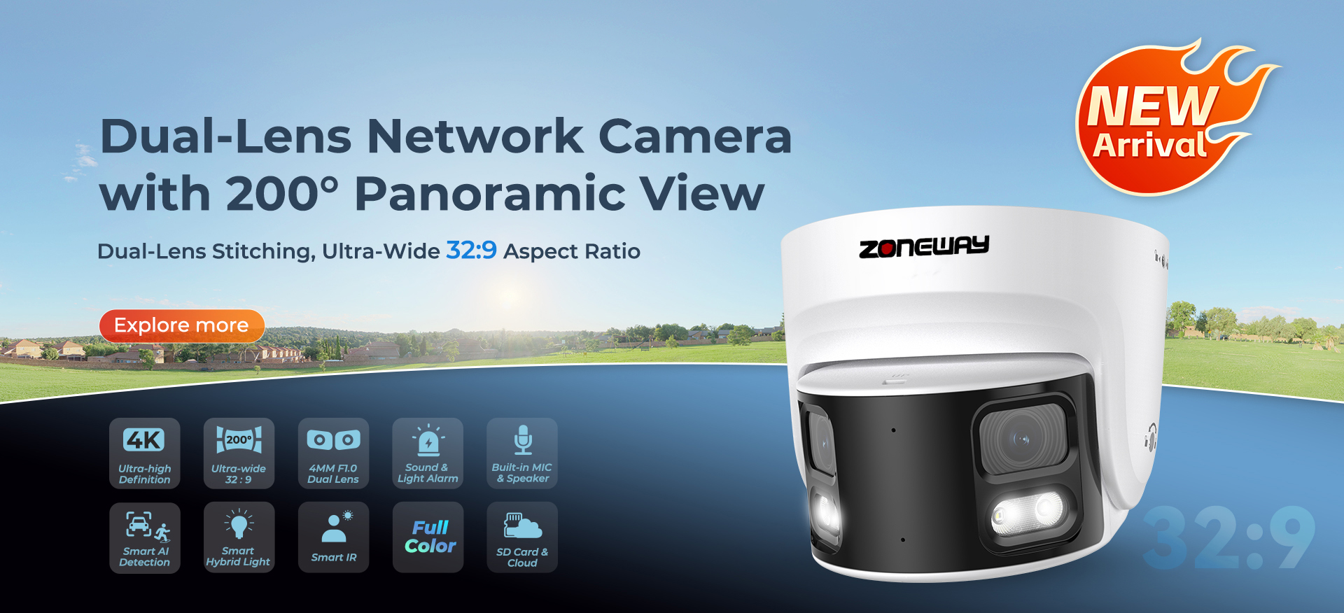 Porovnanie panoramatických IP kamier ZONEWAY KS8DP a KS16DP