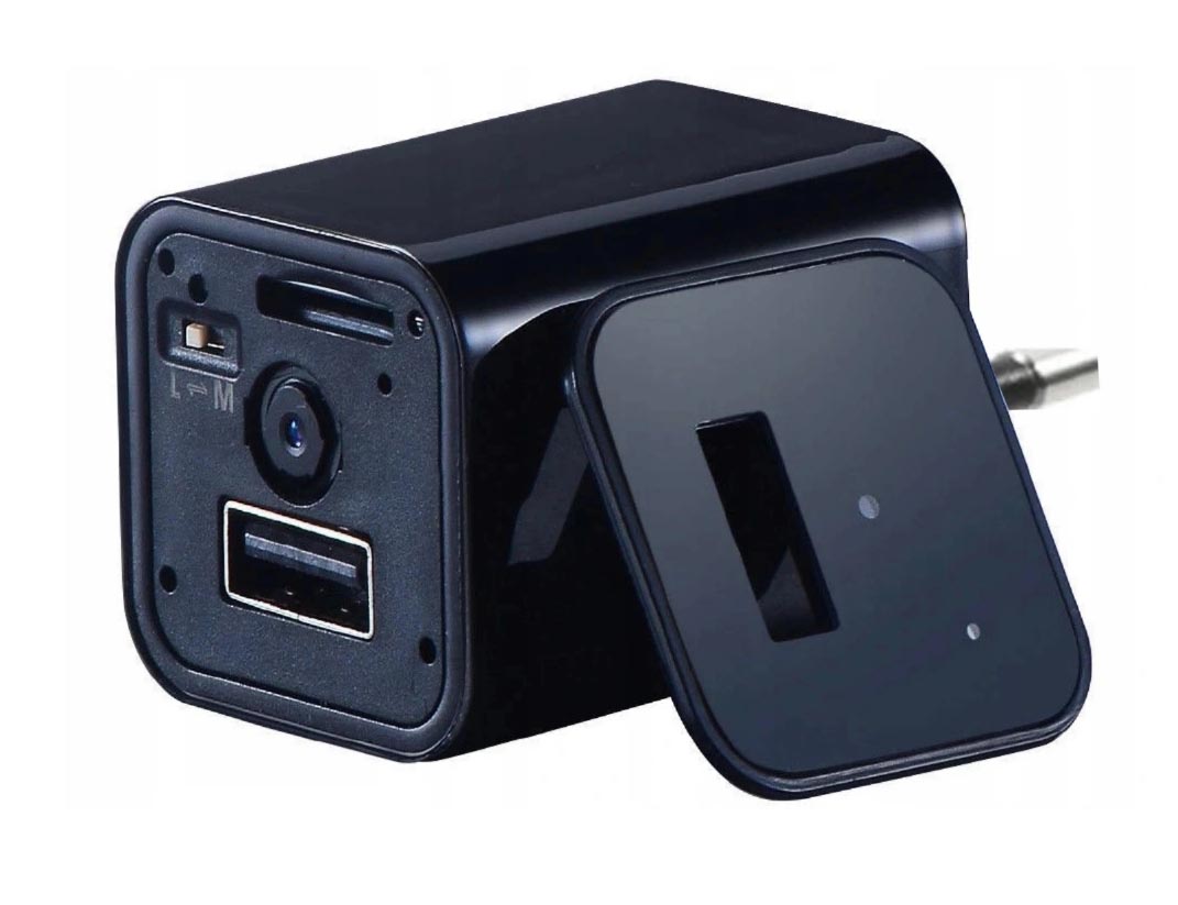 Adaptér s kamerou – čelní pohled s USB výstupem