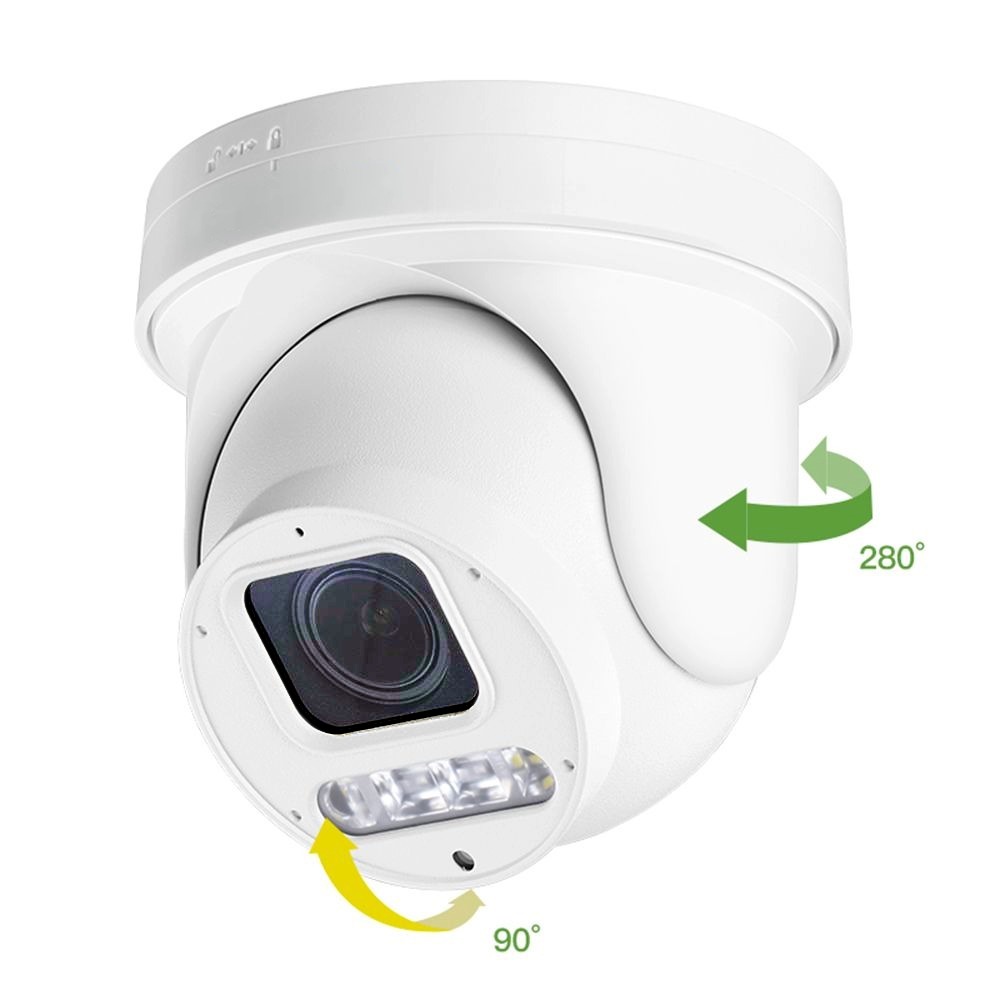 Mini PTZ kamera HICO X4D-M6S ze setu ZONEWAY 4-X4DM6S-3016 – pohled zepředu